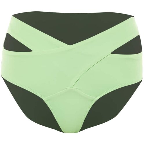 Trendyol Summer Green Cut Out Detailed High Waist Bikini Bottom Slike