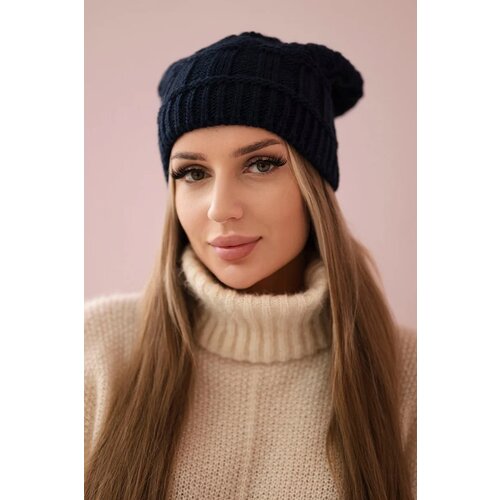 Kesi Cap with fleece Marta K231 navy blue Slike