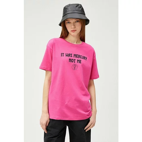 Koton Women's Clothing T-Shirt 3sal10238k Pink
