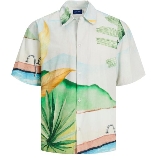 Jack &amp;amp; Jones Ko&amp;scaron;ulja &amp;#039;Landscape&amp;#039; nebesko plava / pastelno plava / travnato zelena / svijetlonarančasta Slike