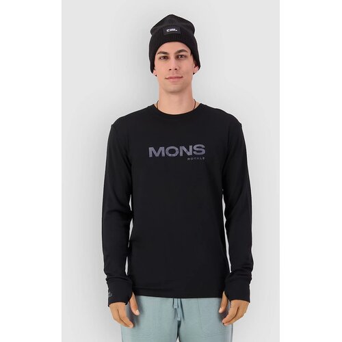 Mons Royale Yotei Merino Classic Long Sleeve Funkcijska srajca black Slike