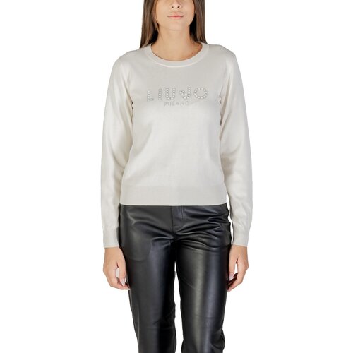 Liu Jo Puloverji ECS MAGLIA CHIUSA M/L TF5248 MS63L Bela Slike