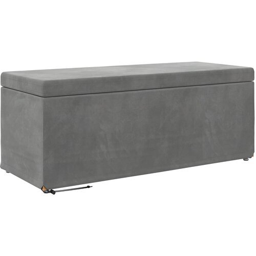  Stolica Tamno siva 101 x 41 x 40 cm Svileni i Fino Radeći Drvo Slike