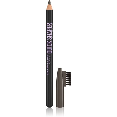 Maybelline Quick Shaper natančni svinčnik za obrvi s krtačko odtenek 05 Deep Brown 1 kos Cene