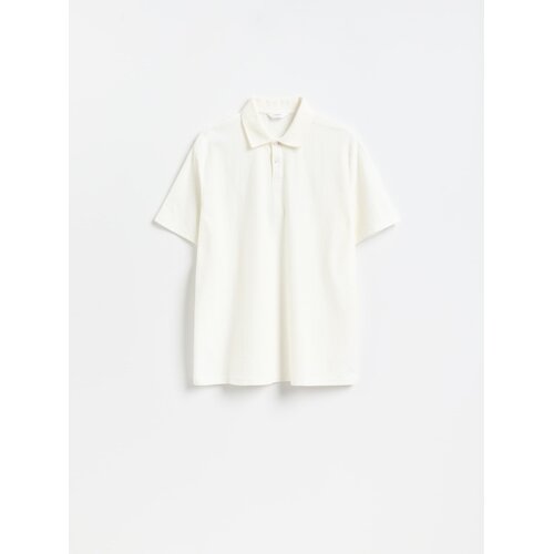 Reserved Comfort fit polo-majica - krem Slike