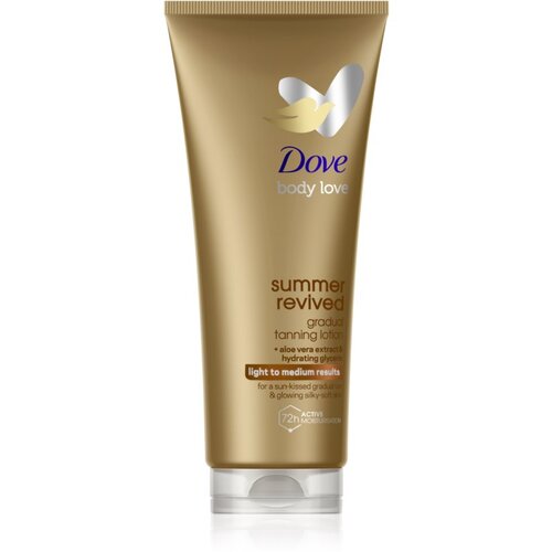 Dove DermaSpa Summer Revived mlijeko za tijelo za samotamnjenje nijansa Light to Medium 200 ml Cijene