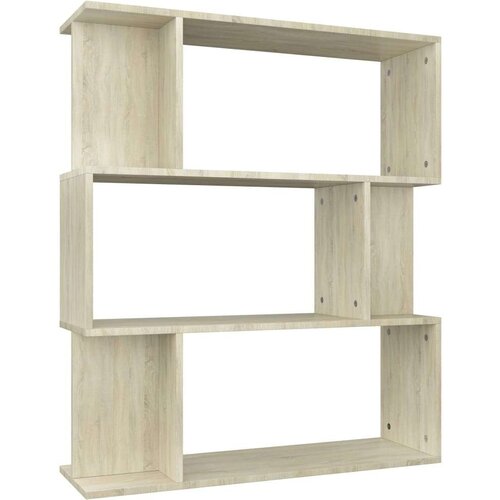 vidaXL Ormarić za knjige / pregrada boja hrasta 80x24x96 cm od iverice Cene