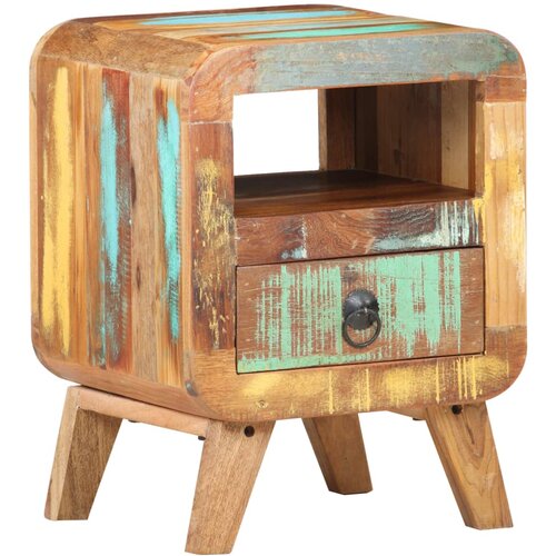 The Living Store Noćni ormarić 30 x 30 x 41 cm od masivnog obnovljenog drva Cijene