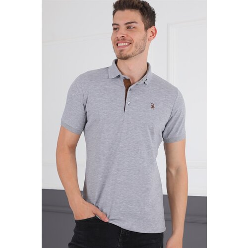 Dewberry T8581 MEN&amp;#039;S T-SHIRT-GREY Slike