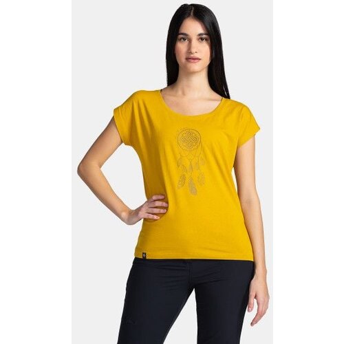 Kilpi Women's cotton T-shirt ROANE-W Gold Cene