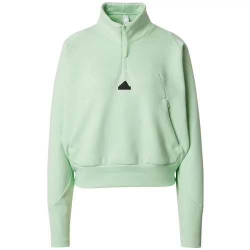 ADIDAS SPORTSWEAR Sportska sweater majica 'Z.N.E. Quarter Zip' pastelno zelena