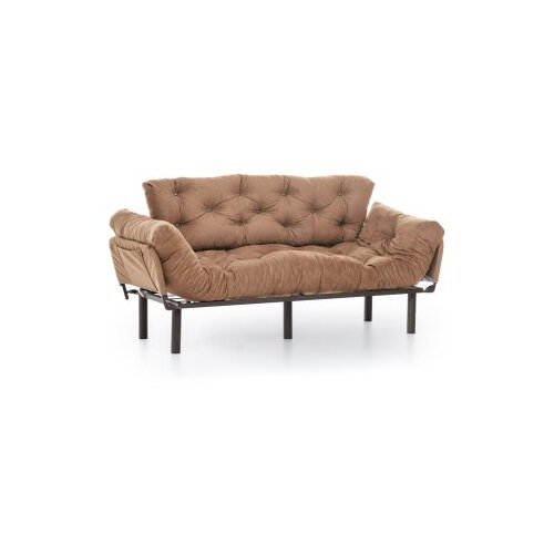 Atelier Del Sofa Sklopiva sofa Nitta 185x85x70cm Svijetlosmeđa Slike