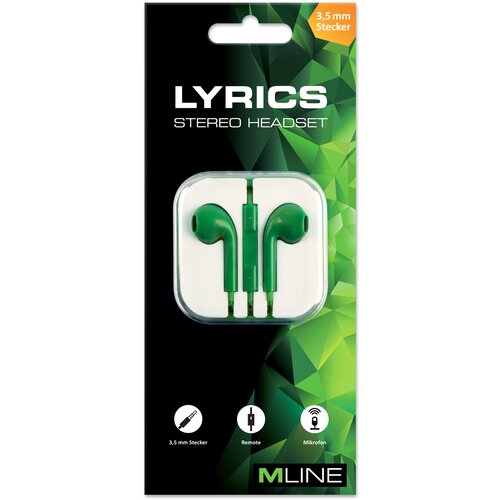 M-LINE MLINE Stereo slušalice s mikrofonom boje Cijene