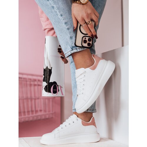 DStreet Sportowe sneakersy damskie DOMINI r&amp;oacute;żowe Slike