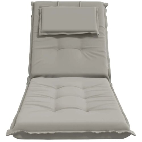  Jastučić za ležaljku GEMERT 100% poliester Siva 190 x 50 x 9 cm - Siva 190 x 50 x 9 cm Poliester Slike