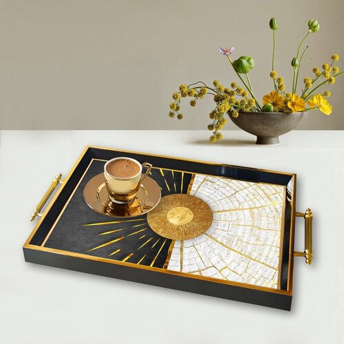 Aberto Design poslužavnik TPA9834 50 x 29 x 3,5 cm, &scaron;areni Cijene