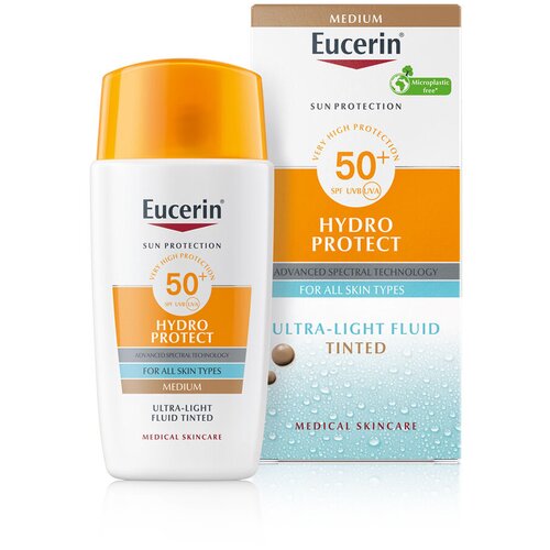 EUCERIN® Hydro-protect Fluid za zaštitu lica od sunca SPF 50+ Tamna, 50 ml Cene
