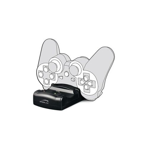 Speedlink JAZZ stanica za punjenje dva PS3 gamepada, black SL-440001-BK Slike