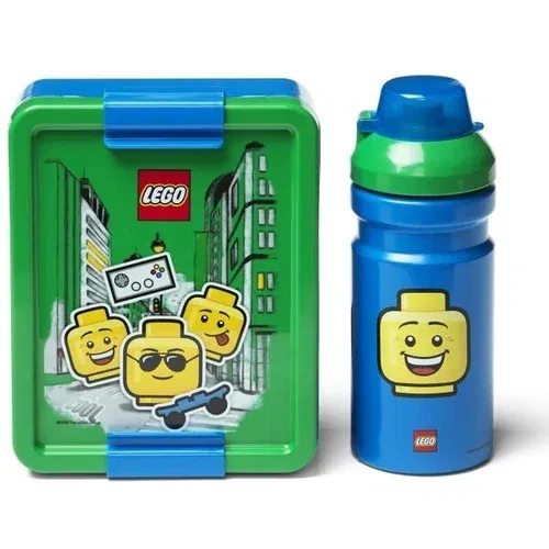 LEGO Storage ICONIC BOY Set za užinu, plava, veličina