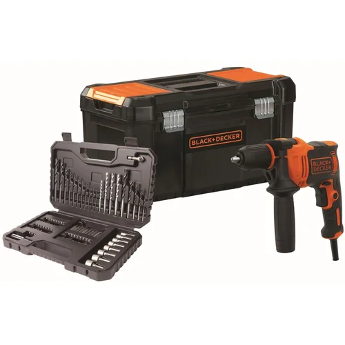 Black & Decker Bušilica udarna u koferu BEH710KA80