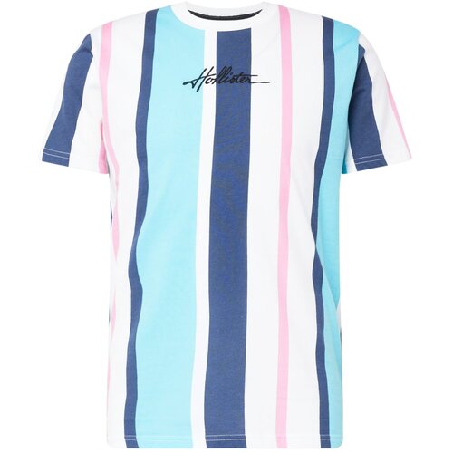 Hollister Majica modra / roza / črna / bela Slike