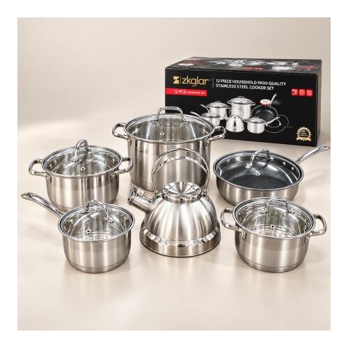  Silver Kettle 12-delni set posuđa sa čajnikom ( KLK2686 ) Slike