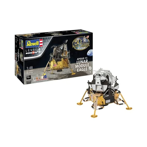 Revell 03701 Apollo 11 Lunar Module Eagle Komplet za sastavljanje Znanstvena fantastika 1:48