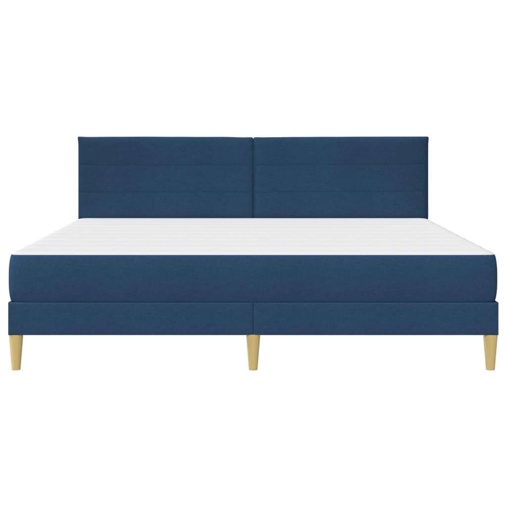  Okvir za krevet Plava 200 x 200 cm Poliester Slike