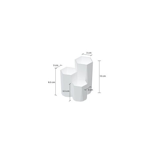 WALLXPERT sultan - white white make-up organizer set (2 pieces) Cene