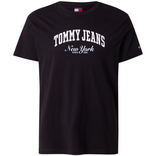 Tommy Jeans Majica črna / bela Slike