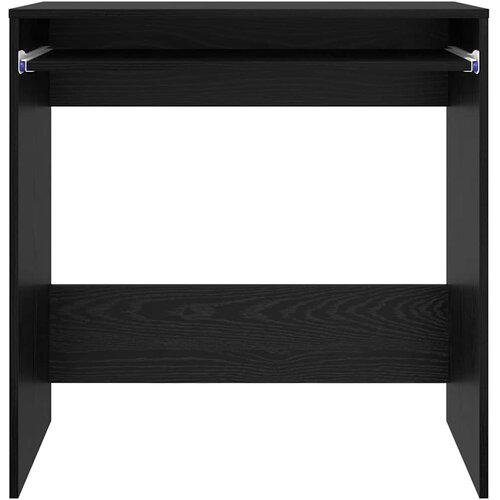  Stol s ladicama Crni hrast 77.5 x 43 x 79 cm Konstruirano drvo Slike