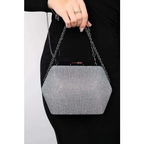 LuviShoes CUARTO Platinum Silvery Women's Hand Bag Slike