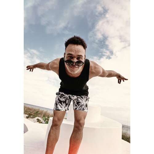 Urban Classics Accessoires 104 Chain sunglasses black/black Slike