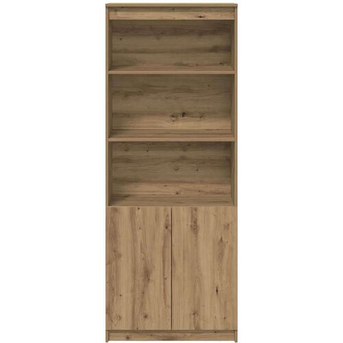VidaXL Visoka komoda artisan hrast 70x35x180 cm od konstruiranog drva Slike