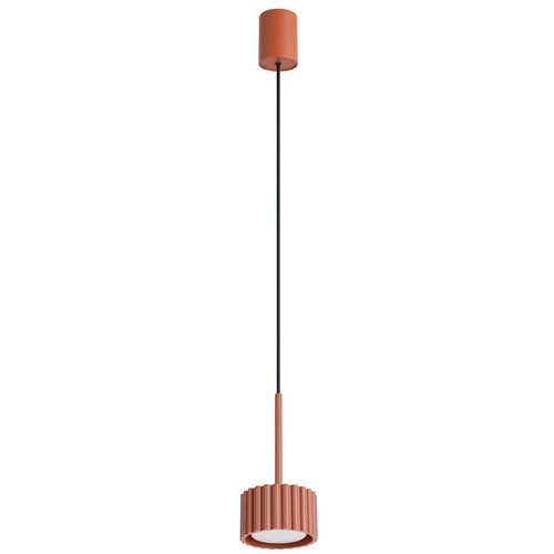 Sollux Viseča svetilka AURA 1 rdeči oker Gx53, (5000285040) Cene