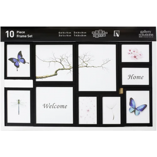 NIELSEN DESIGN Nielsen 10er Frame Set black Resin Mobile Rack 8999176