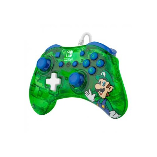  Nintendo switch wired controller rock candy mini luigi Cene