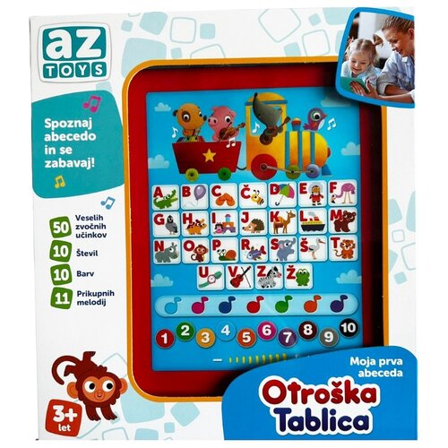 Az toys otroška tablica Moja prva abeceda SLO Cene