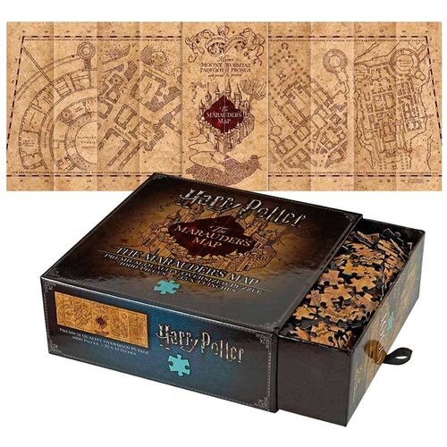 The Noble Collection - HARRY POTTER - GIFTS - MARAUDERS MAP 1000PC JIGSAW PUZZLE SESTAVLJANKA Slike