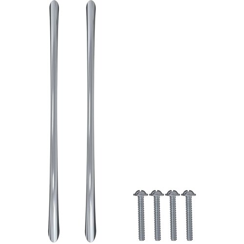  2 pcs Srebrno 107 x 3.6 x 23 mm Nehrđajući čelik Slike