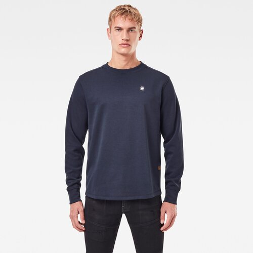 G-star Sweatshirt - Lash r sw l\s dark blue Slike