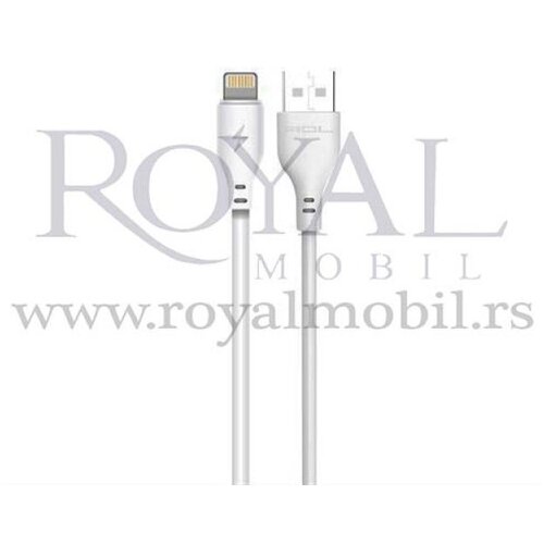  usb kabal ACK-48 lightning 2A 200cm bela Cene