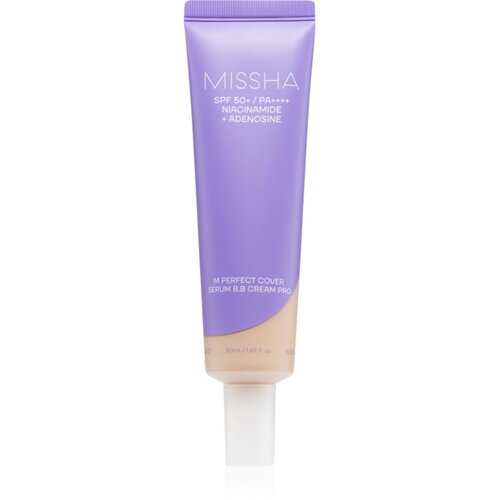 MISSHA M Perfect Cover Serum BB Cream Pro BB krema za brezhiben in enoten videz kože SPF 50+ odtenek #19 50 ml Slike