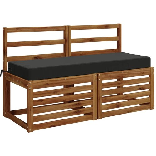  Jastuk za sjedalo SOEST 100% poliester Antracit - Antracit 120 x 40 x 10 cm Poliester Slike