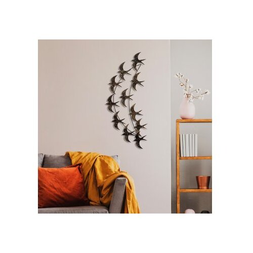 Wallxpert Dekorativni metalni zidni dodatak Flight 3 Slike