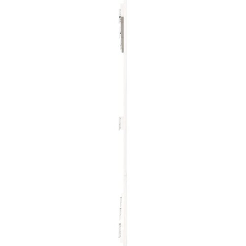  Zidno uzglavlje bijelo 146,5x3x110 cm od masivne borovine Slike