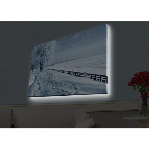 WALLXPERT Multikolorna LED Osvetljena Platna Slika 4570HDACT-045 Cene
