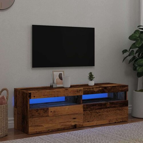 vidaXL TV ormarić LED boja drva 120x35x40 cm konstruirano drvo Cene