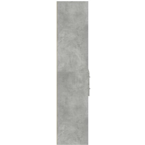 VidaXL Visoka komoda boja betona 70x42,5x185 cm od konstruiranog drva Slike