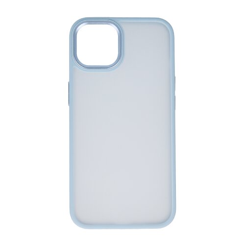 Onasi satin silikonski ovitek za iPhone 13 6.1 - prozorno moder Slike